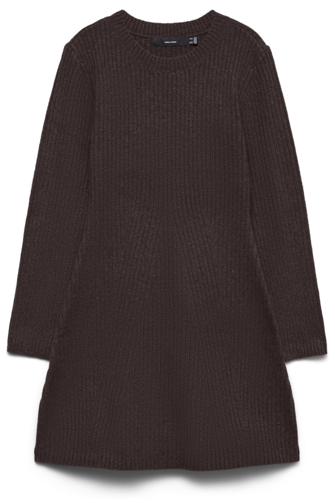 Vero Moda bruine dames jurk | Vooraanzicht