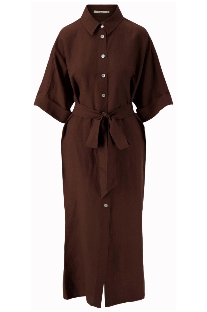 Zusss bruine dames jurk | Vooraanzicht