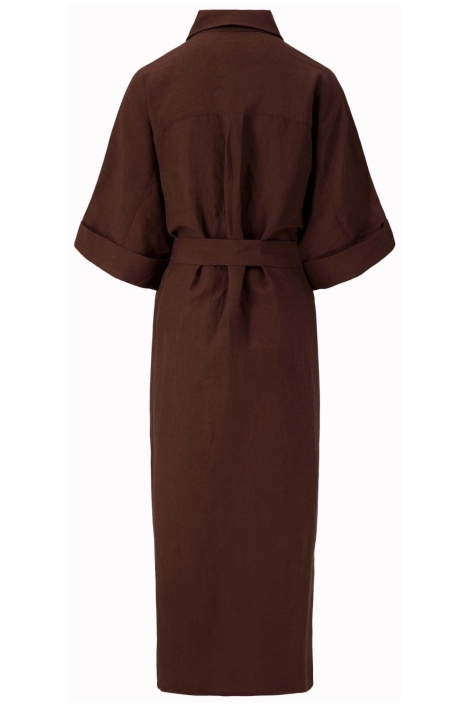 Zusss bruine dames jurk | Achteraanzicht