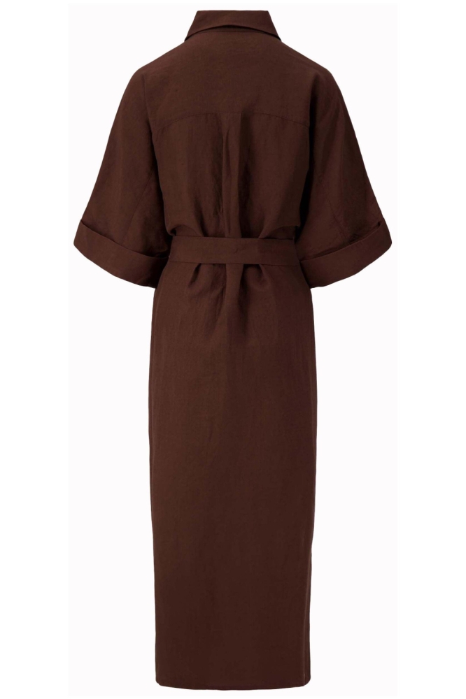 Zusss bruine dames jurk | Achteraanzicht