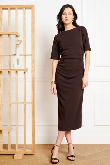 LolaLiza Jurk R EVITA 08104469 Choco