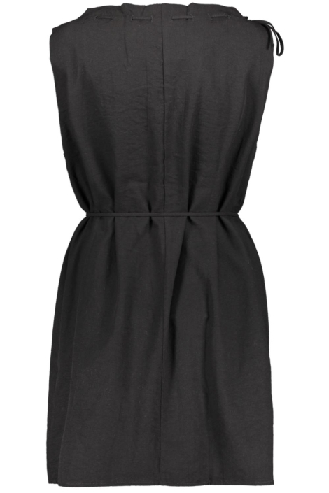 SisterS point zwarte dames jurk | Achteraanzicht