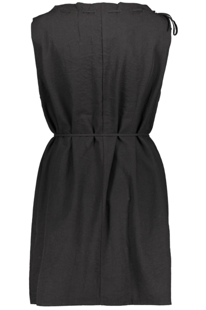 SisterS point zwarte dames jurk | Achteraanzicht