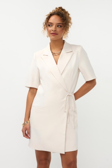 Ydence Jurk DRESS HAZEL HSS2670 ECRU
