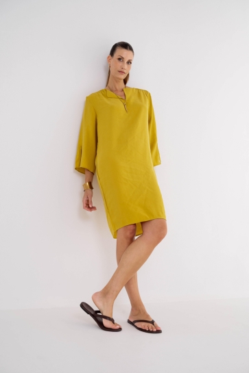 Maicazz Jurk TILA DRESS SU26 40 010 CURRY