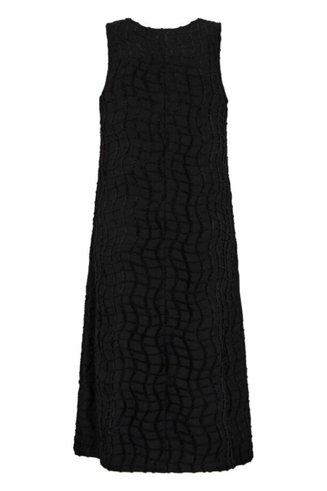 Freequent zwarte dames jurk | Achteraanzicht