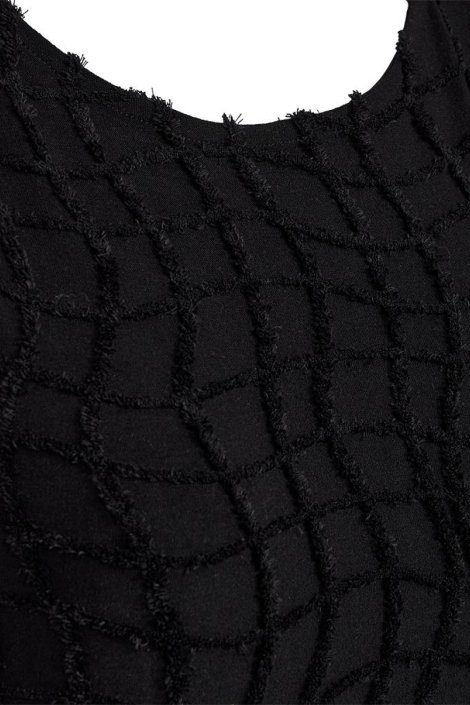 Freequent zwarte dames jurk | Kleurstaal