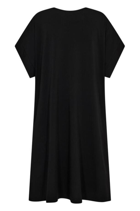 Freequent zwarte dames jurk | Achteraanzicht