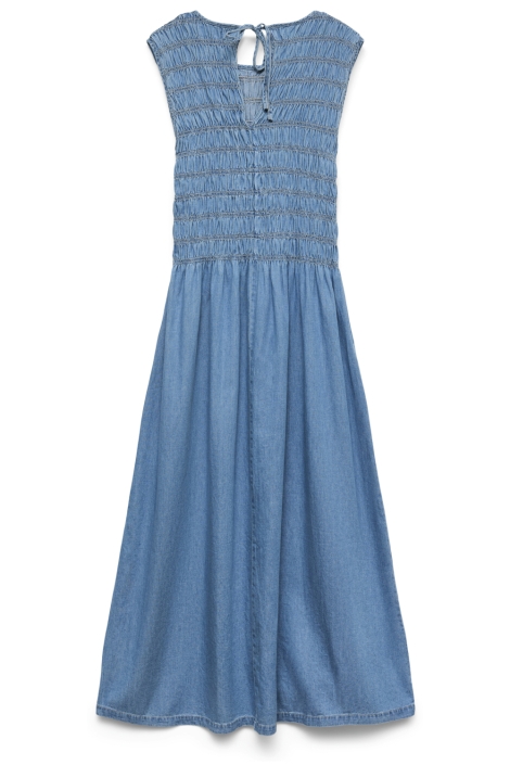 Vero Moda blauwe dames jurk | Achteraanzicht