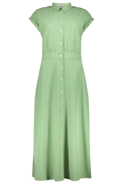 Geisha groene dames jurk | Vooraanzicht