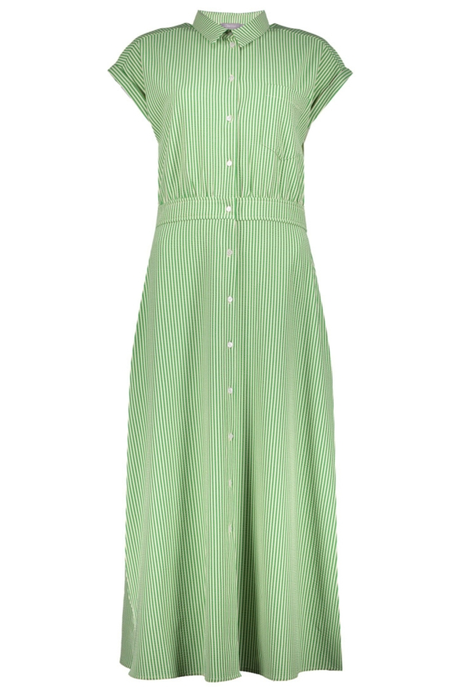 Geisha groene dames jurk | Vooraanzicht