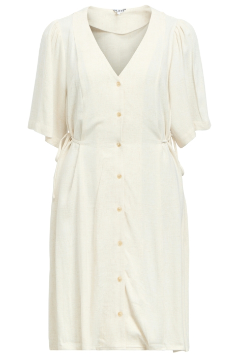 Object beige dames jurk | Vooraanzicht