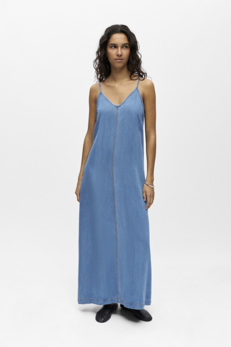 Object blauwe dames jurk | Model