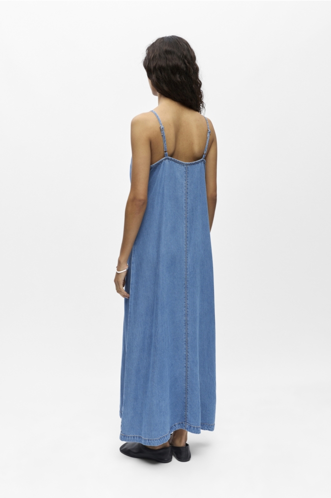 Object blauwe dames jurk | Model
