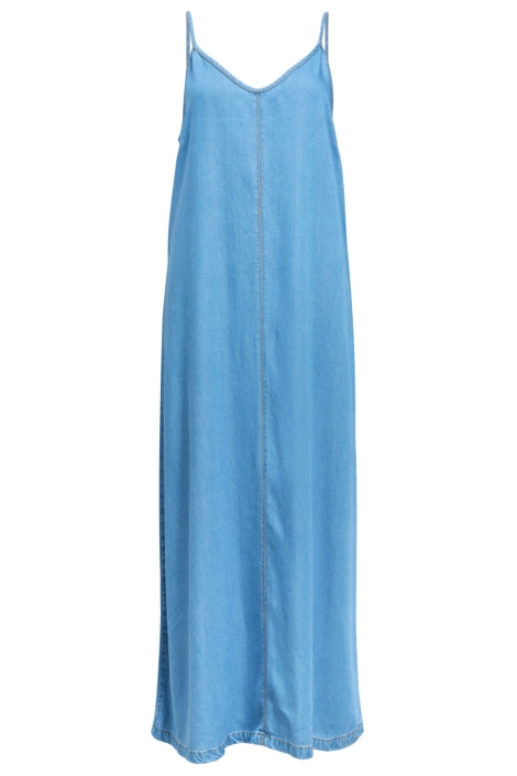 Object blauwe dames jurk | Vooraanzicht
