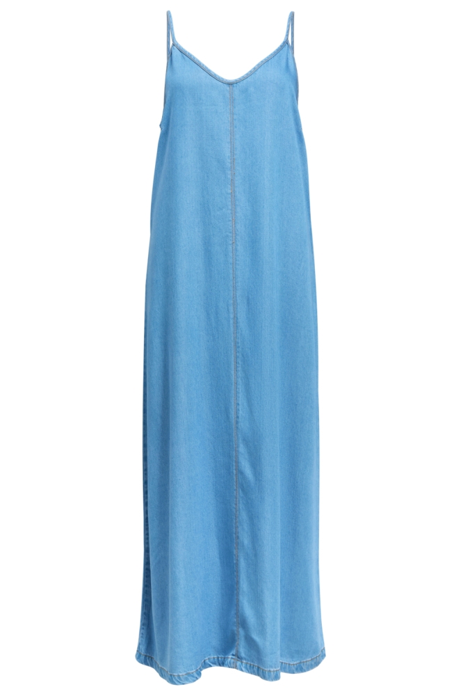 Object blauwe dames jurk | Vooraanzicht