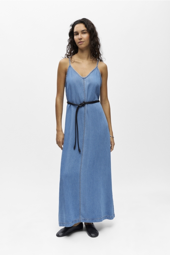 Object blauwe dames jurk | Model