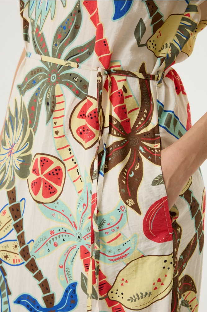 Garcia beige dames jurk | Unique Selling Point
