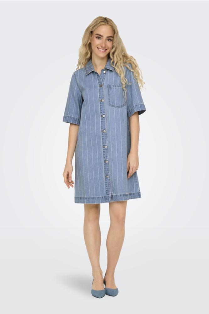 Only blauwe dames jurk | Model
