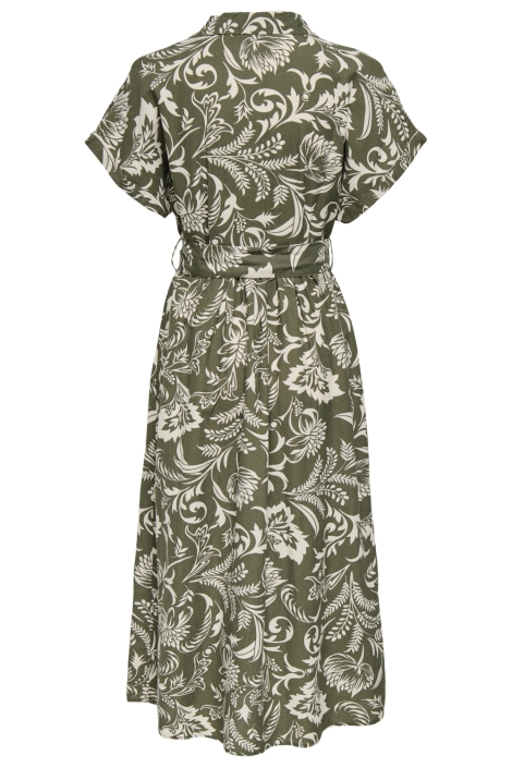 Only groene dames jurk | Achteraanzicht