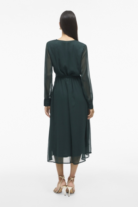 Vila groene dames jurk | Model