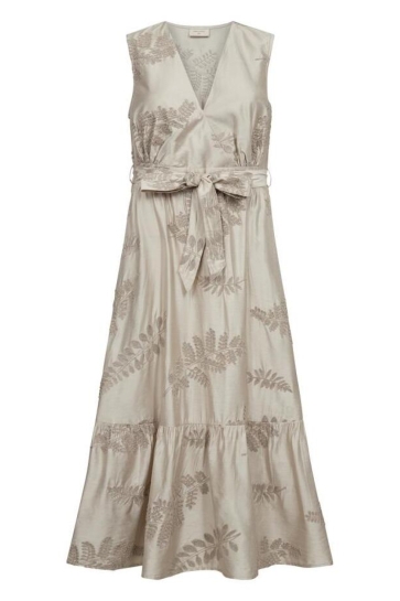 Freequent Jurk FQVACA DRESS 208317 MOONBEAM w. SILVER