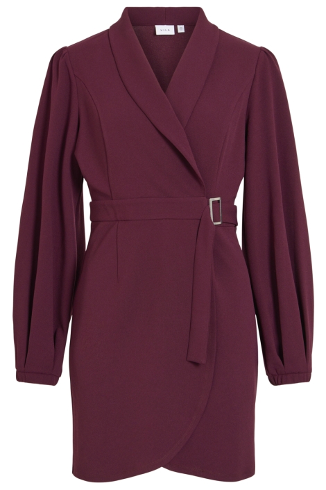Vila bordeaux dames jurk | Vooraanzicht