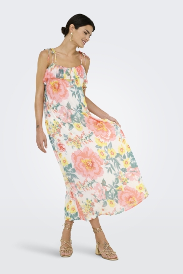 Only onlmilla strap maxi dress wvn Wit