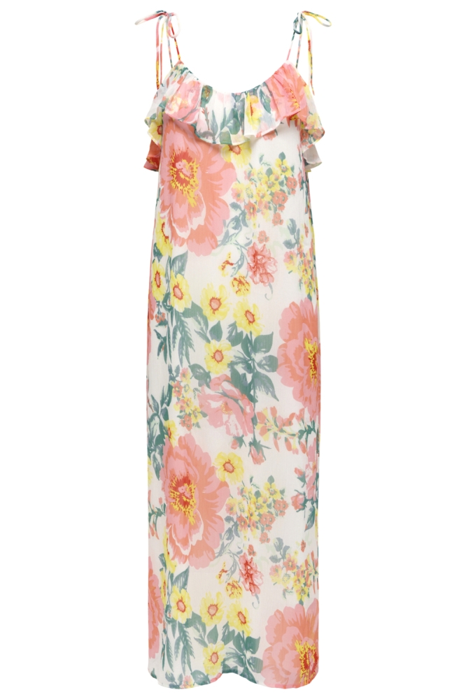 Only witte dames jurk | Vooraanzicht