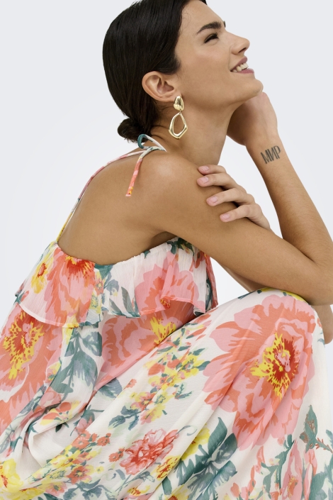 Only witte dames jurk | Close up