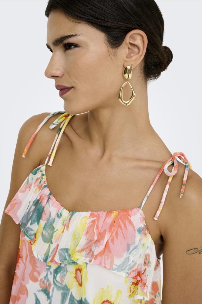 Only witte dames jurk | Kleurstaal