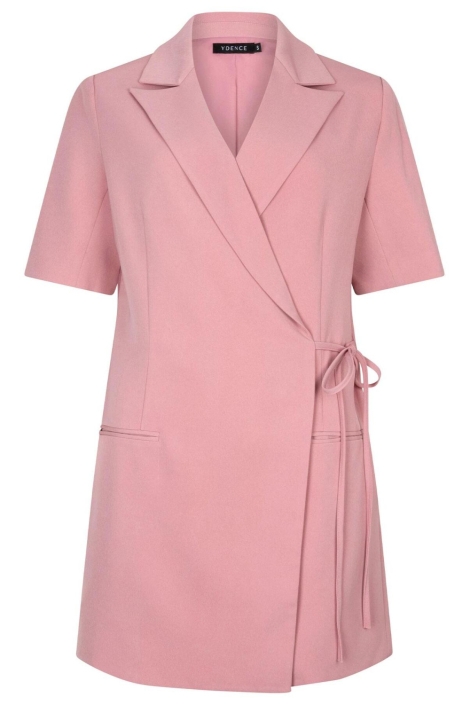 Ydence roze dames jurk | Vooraanzicht