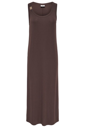 Jacqueline de Yong Jurk JDYUFFA S/L LONG DRESS JRS EXP 15391025 Chicory Coffee