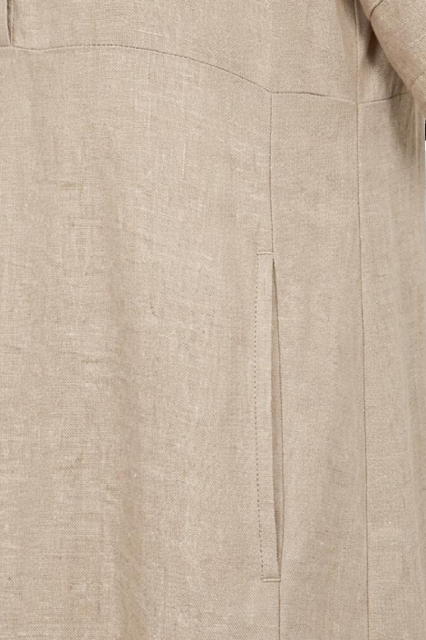 Freequent beige dames jurk | Close up