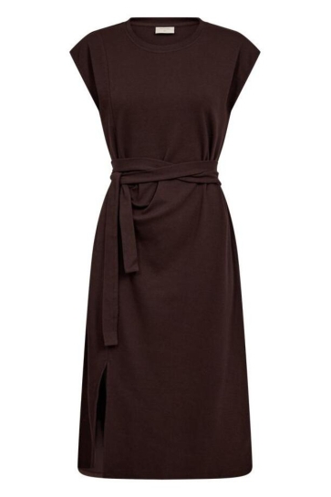 Freequent Jurk FQWRAP DRESS 208276 COFFEE BEAN