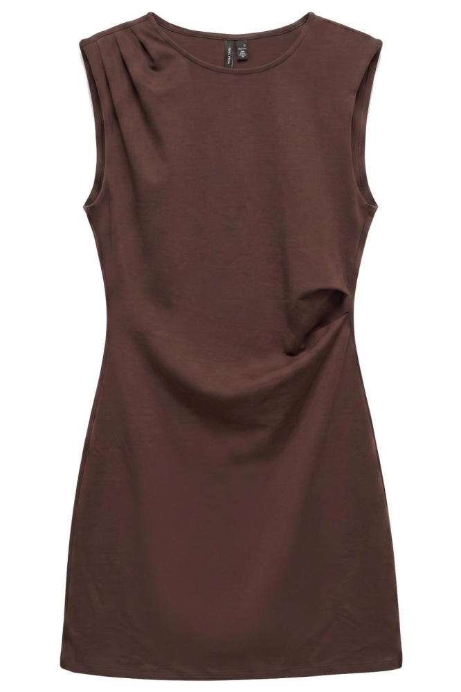 Vero Moda bruine dames jurk | Vooraanzicht