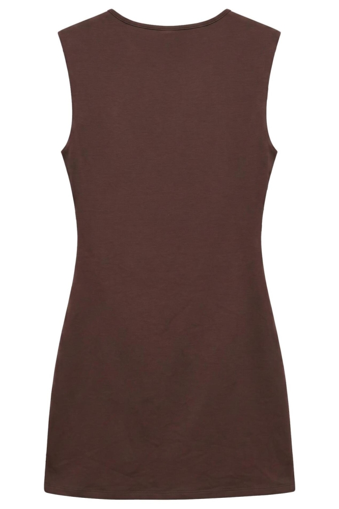 Vero Moda bruine dames jurk | Achteraanzicht