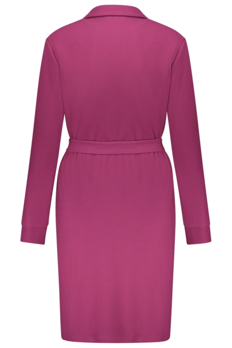 Geisha roze dames jurk | Achteraanzicht