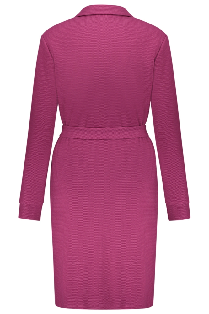 Geisha roze dames jurk | Achteraanzicht