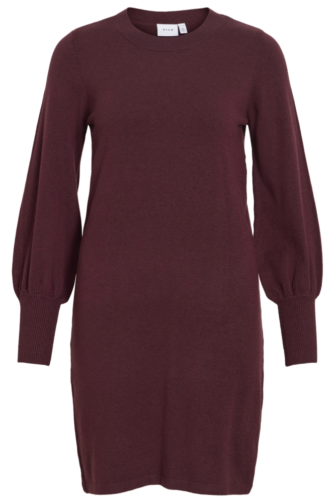 Vila bordeaux dames jurk | Vooraanzicht