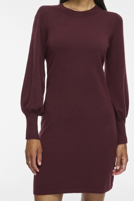Vila bordeaux dames jurk |