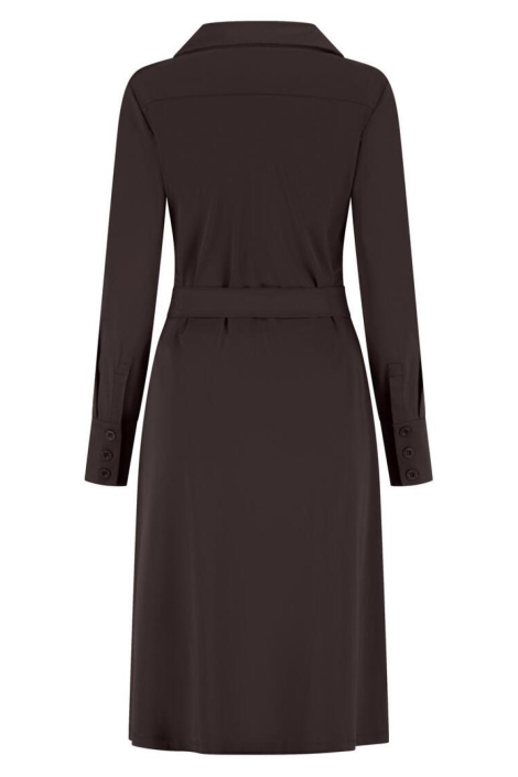 Lady Day bruine dames jurk | Achteraanzicht