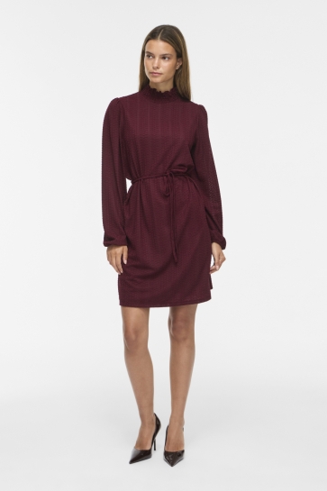 Vila vilyri l/s smock dress - noos Bordeaux