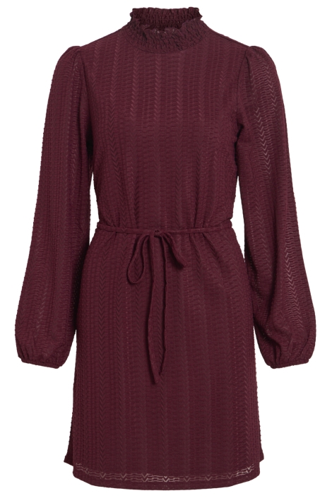 Vila bordeaux dames jurk | Vooraanzicht
