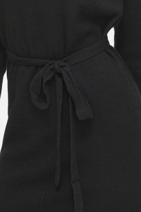 Vila zwarte dames jurk | Close up