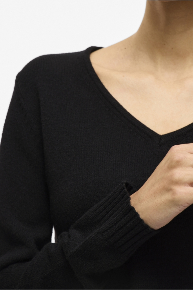 Vila zwarte dames trui