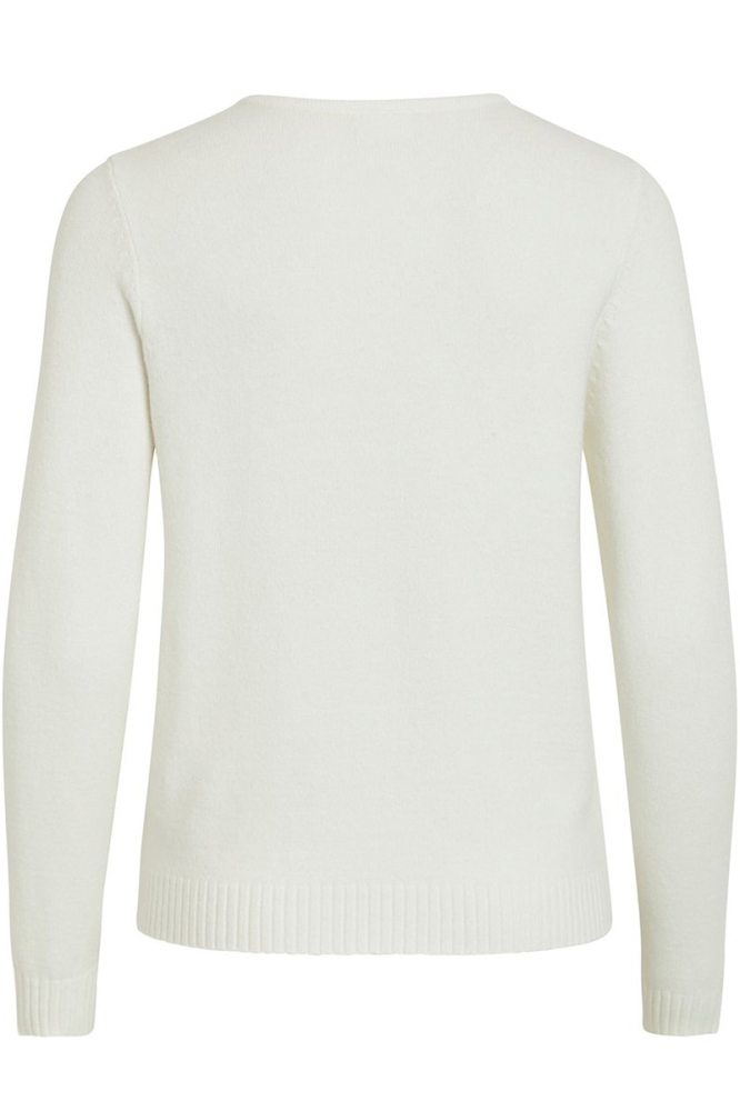 Vila witte dames trui | Achteraanzicht