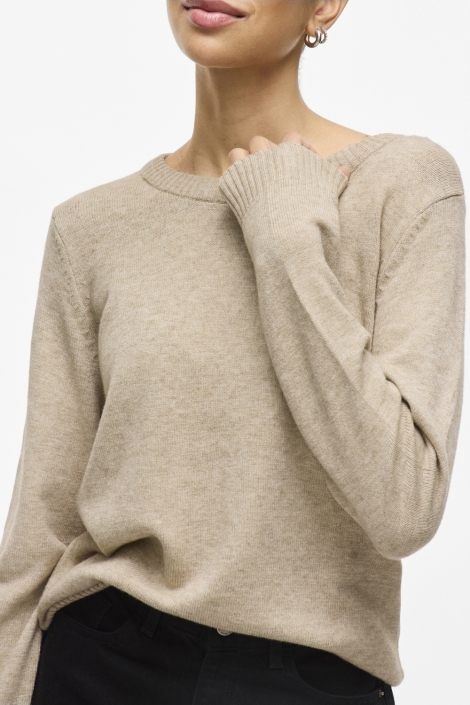 Vila beige dames trui | Model