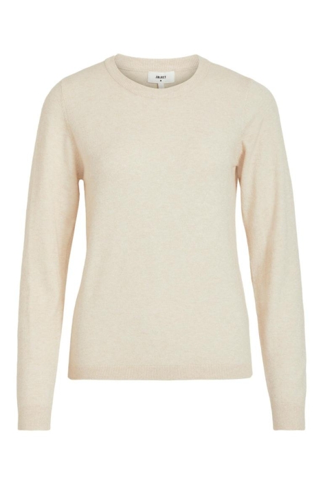 Object beige dames trui