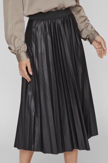 Vila VINITBAN SKIRT/SU NOOS 14063241 BLACK